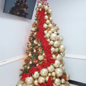 Navidad decoracion arbol globos accesorios