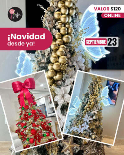¡Navidad desde ya! Taller online